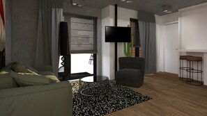 Sengetøy av topp kvalitet, blendingsgardiner og wi-fi (inkludert)