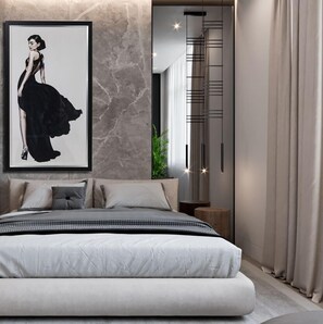 Design Apartment, River View (6) | Premium bedding, blackout drapes, free WiFi, bed sheets - IchZeit Aparthotel (Cochem)