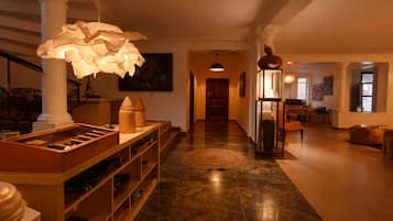 Sittområde i lobbyn