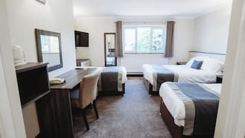 Quadruple Room, Multiple Beds | Desk, laptop workspace, iron/ironing board, free WiFi