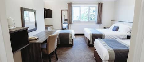 Quadruple Room, Multiple Beds | Desk, laptop workspace, iron/ironing board, free WiFi