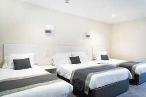 Quadruple Room, Multiple Beds | Desk, laptop workspace, iron/ironing board, free WiFi - Appleby Inn Hotel (Swadlincote)