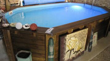 Indoor pool, a heated pool