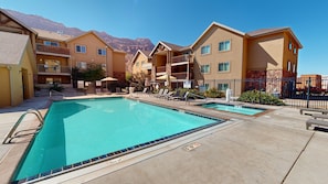 A heated pool - Red Cliff Condos #6i | 3 Bed, 2 Bath (Moab)