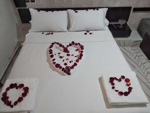 Individually decorated, individually furnished, iron/ironing board