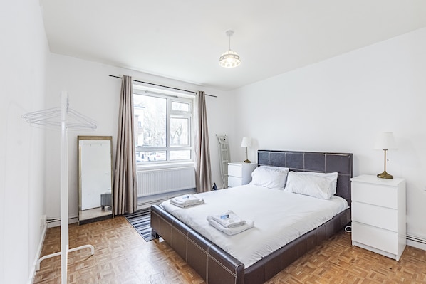 Apartment, 1 Schlafzimmer | 1 Schlafzimmer, Bettwäsche aus ägyptischer Baumwolle