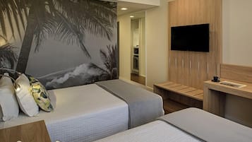 Superior Room, Multiple Beds | Minibar, in-room safe, desk, blackout curtains