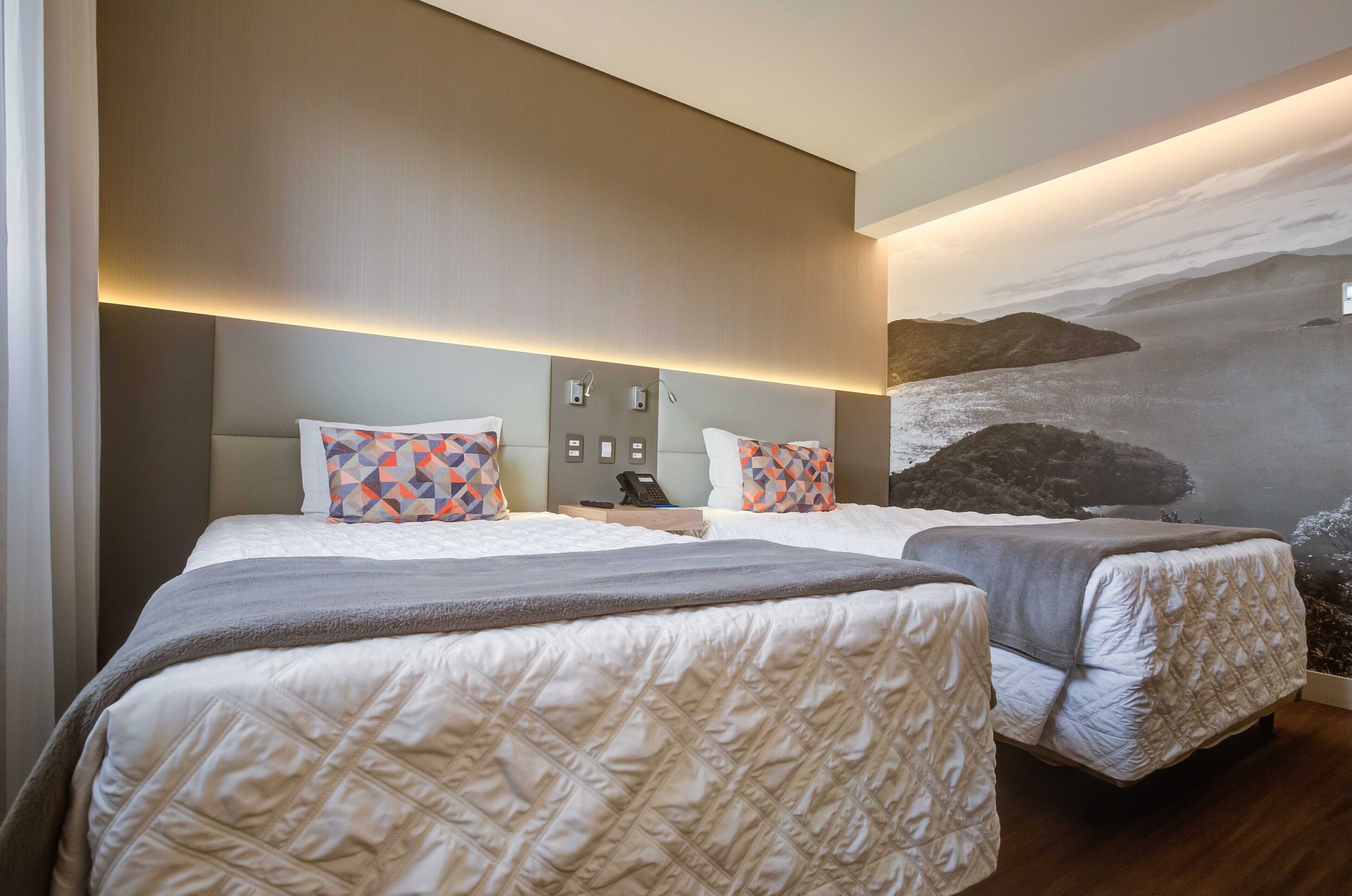 superior room, multiple beds | minibar, in-room safe, desk, blackout curtains