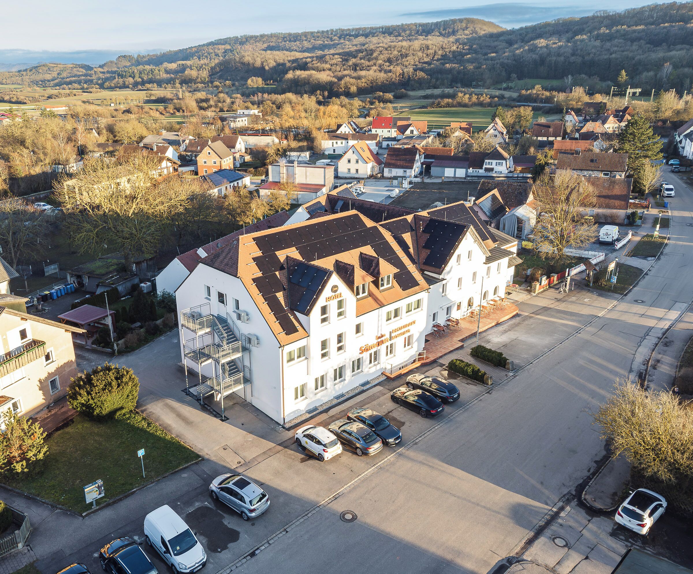 Fassade der Unterkunft