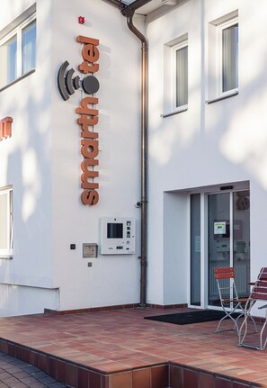 Voorkant van accommodatie