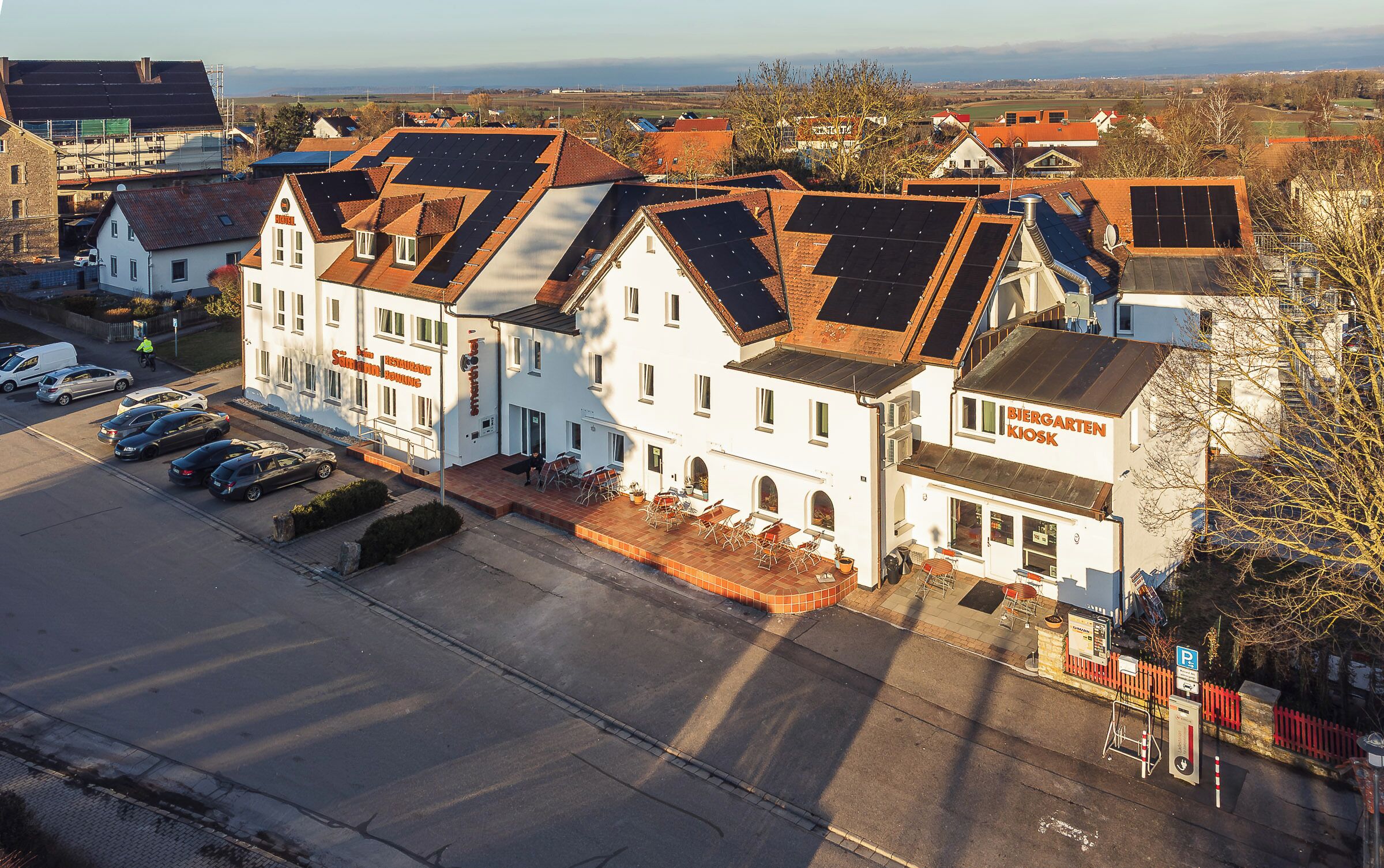 Façade de l’hébergement