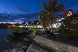 Front of property – evening/night