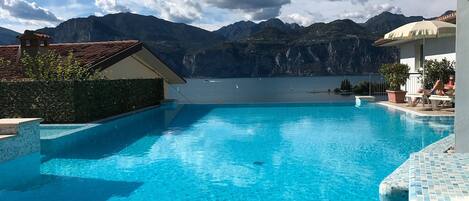 Piscine à débordement