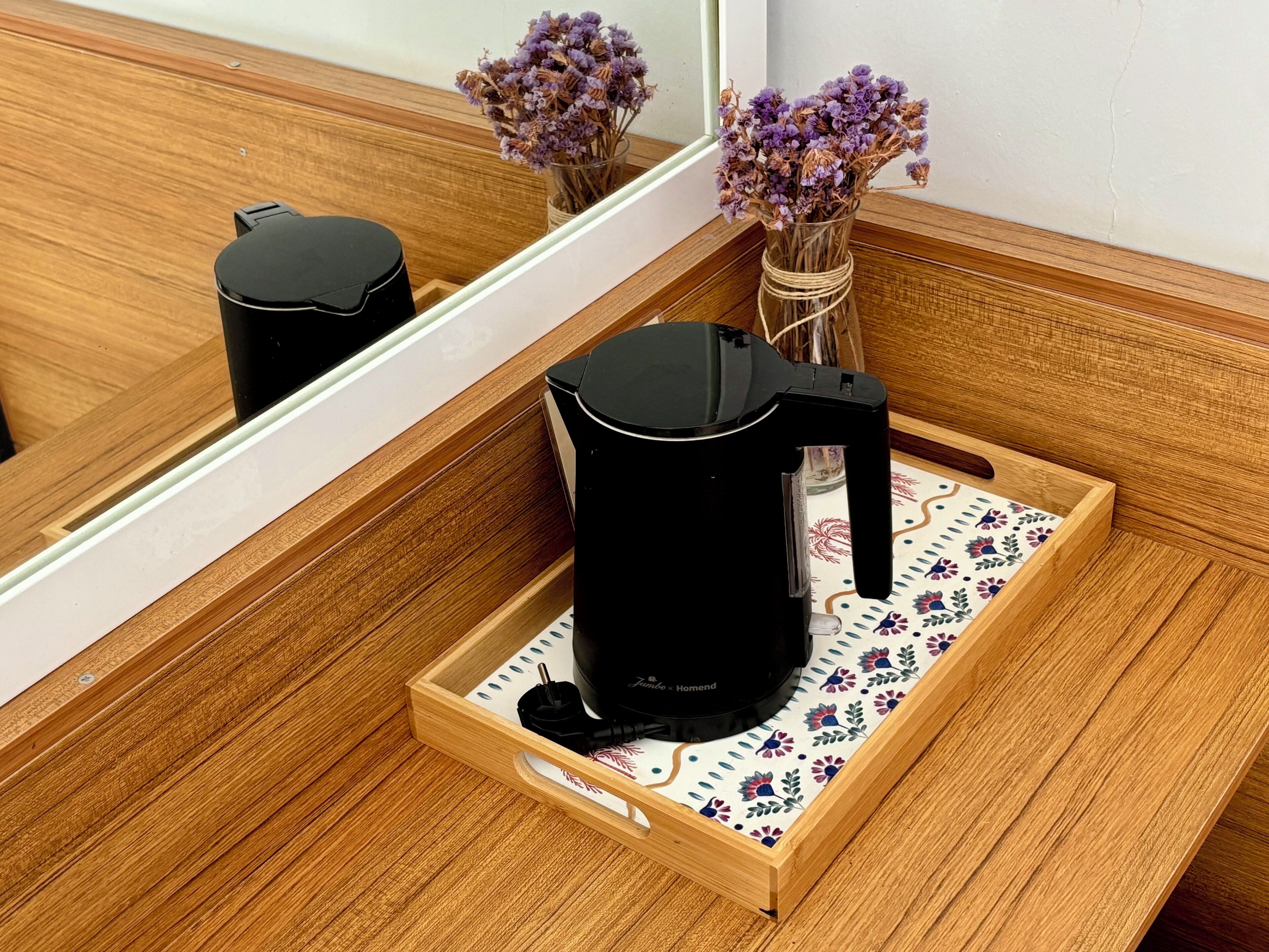 standard double room | minibar, desk, laptop workspace, blackout curtains