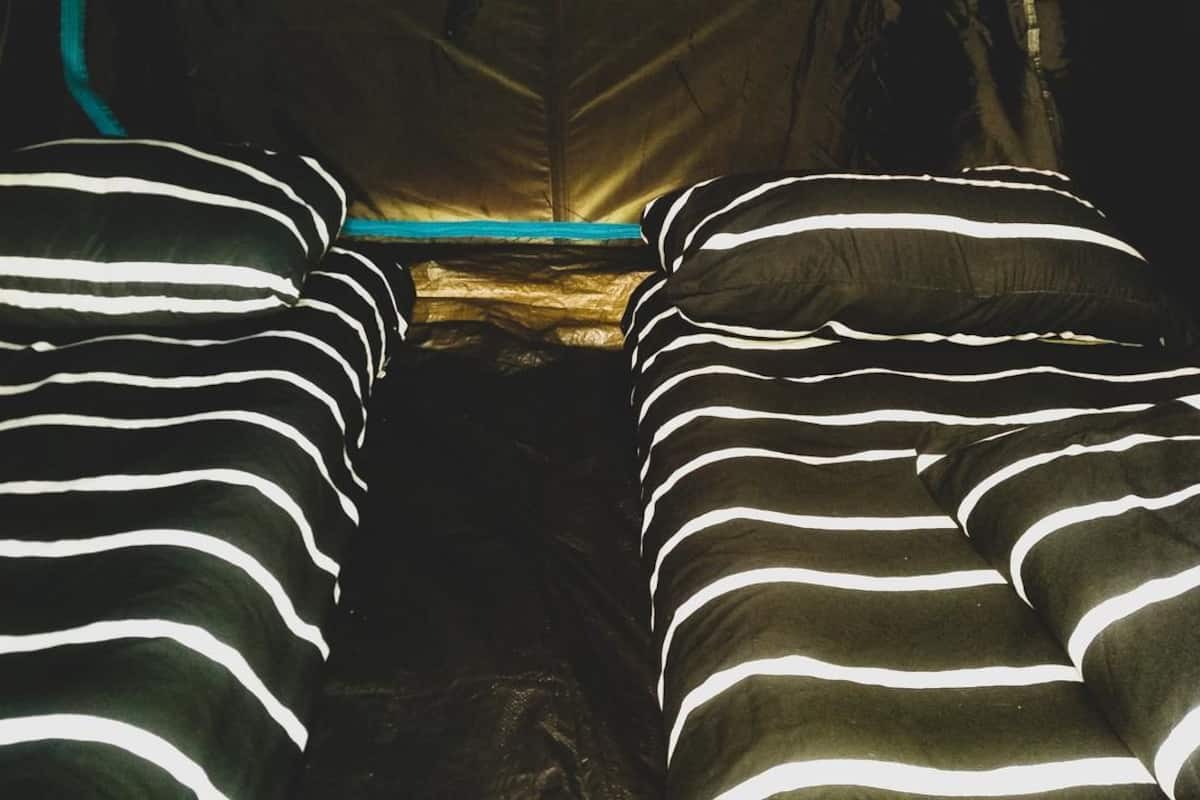 Basic Tent, 1 Twin Bed, Mountain View | 6 bedrooms, hypo-allergenic bedding available, bed sheets
