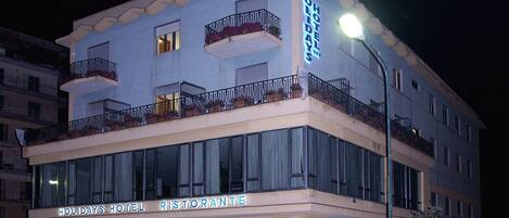 Front of property – evening/night