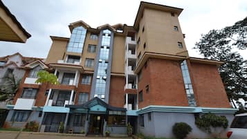 Fassade der Unterkunft