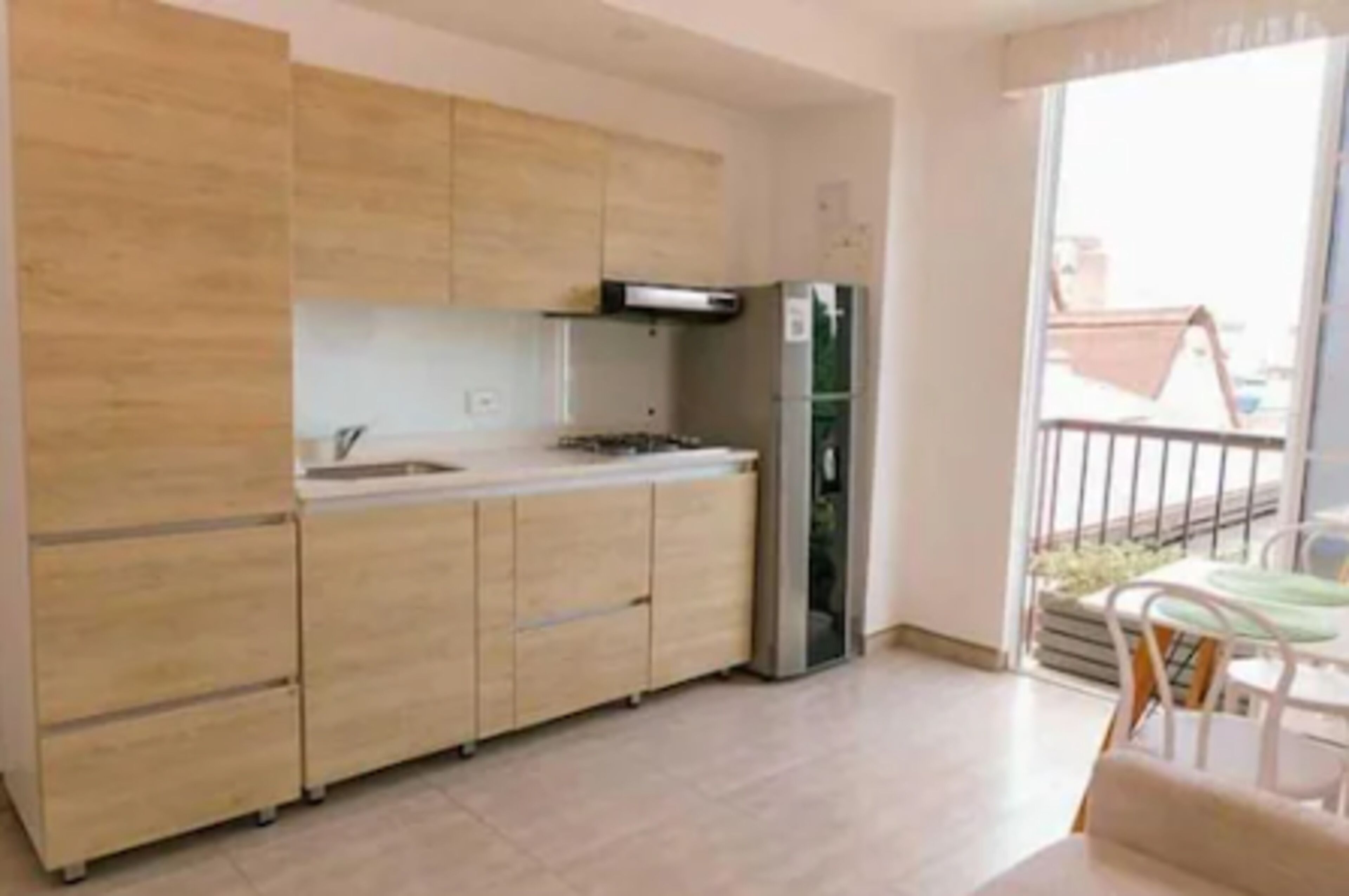 deluxe apartment, pool view | private kitchen