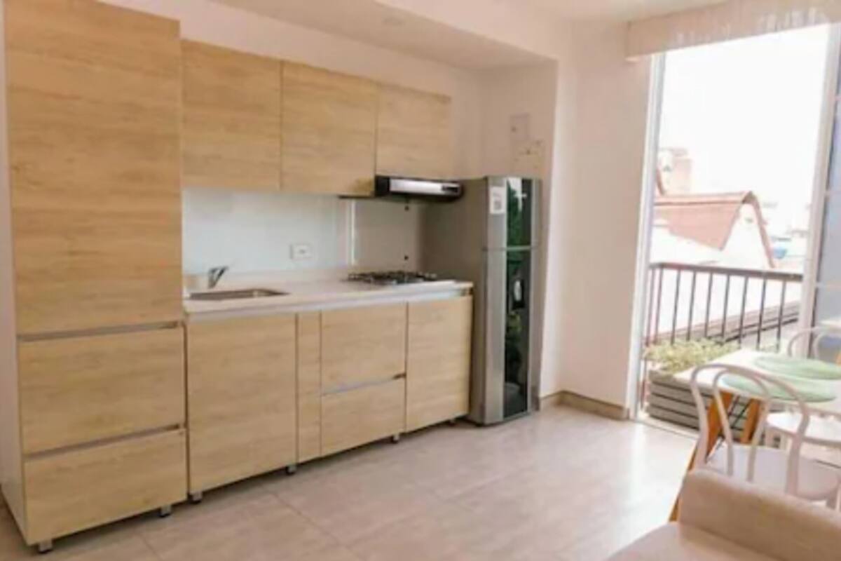 deluxe apartment, pool view | private kitchen