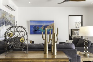 Smart TV, video-game console, Hulu, DVD player