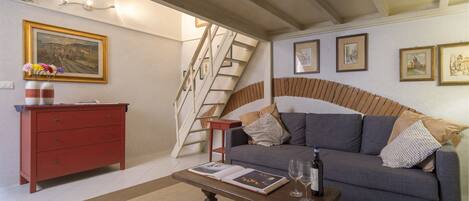 Comfort Apartment, 1 Bedroom | Living area | Flat-screen TV