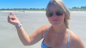 Vlak bij het strand
