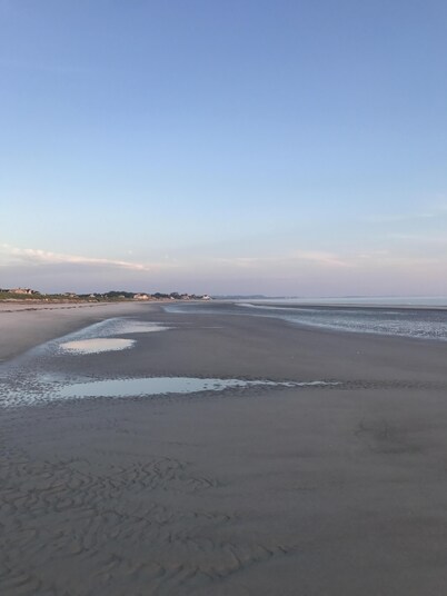 Steps to Wingaersheek's Private 1.5 Mile White Dune Beach