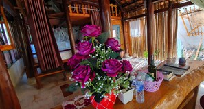 木屋, 微波炉, 花园 | SPA | 热石按摩