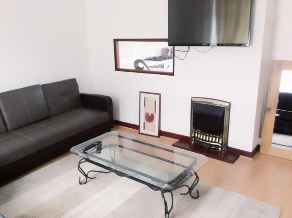 Ferienhaus, 3 Schlafzimmer | Wohnbereich | Flachbildfernseher