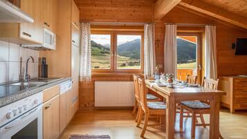 Kühlschrank, Mikrowelle, Herdplatte, Geschirrspüler