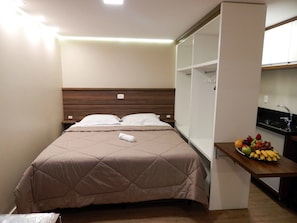 Apartamento, 1 cama de casal | Wi-Fi de cortesia, roupa de cama