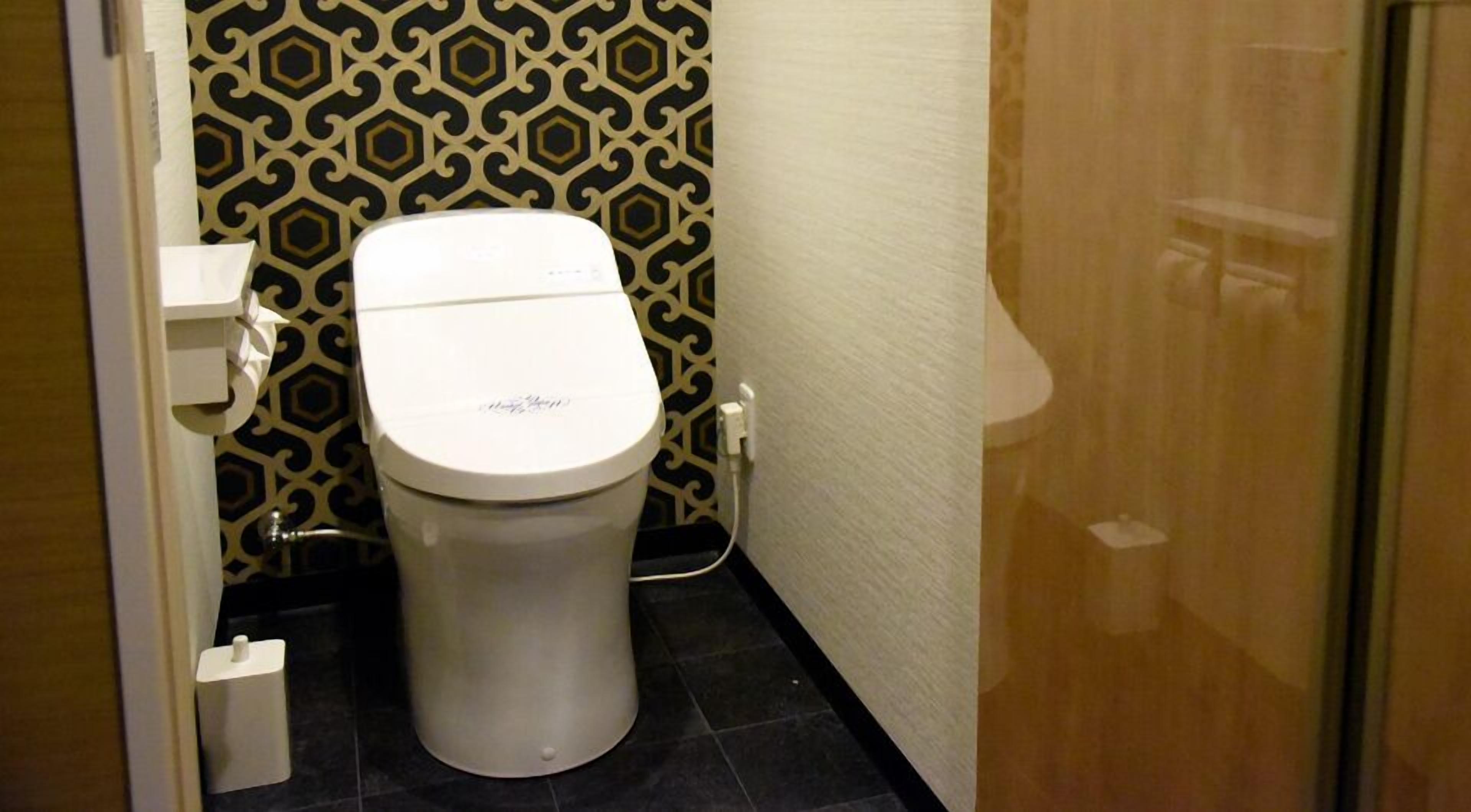 non smoking, standard plus semi double room | bathroom | free toiletries, hair dryer, slippers, electronic bidet