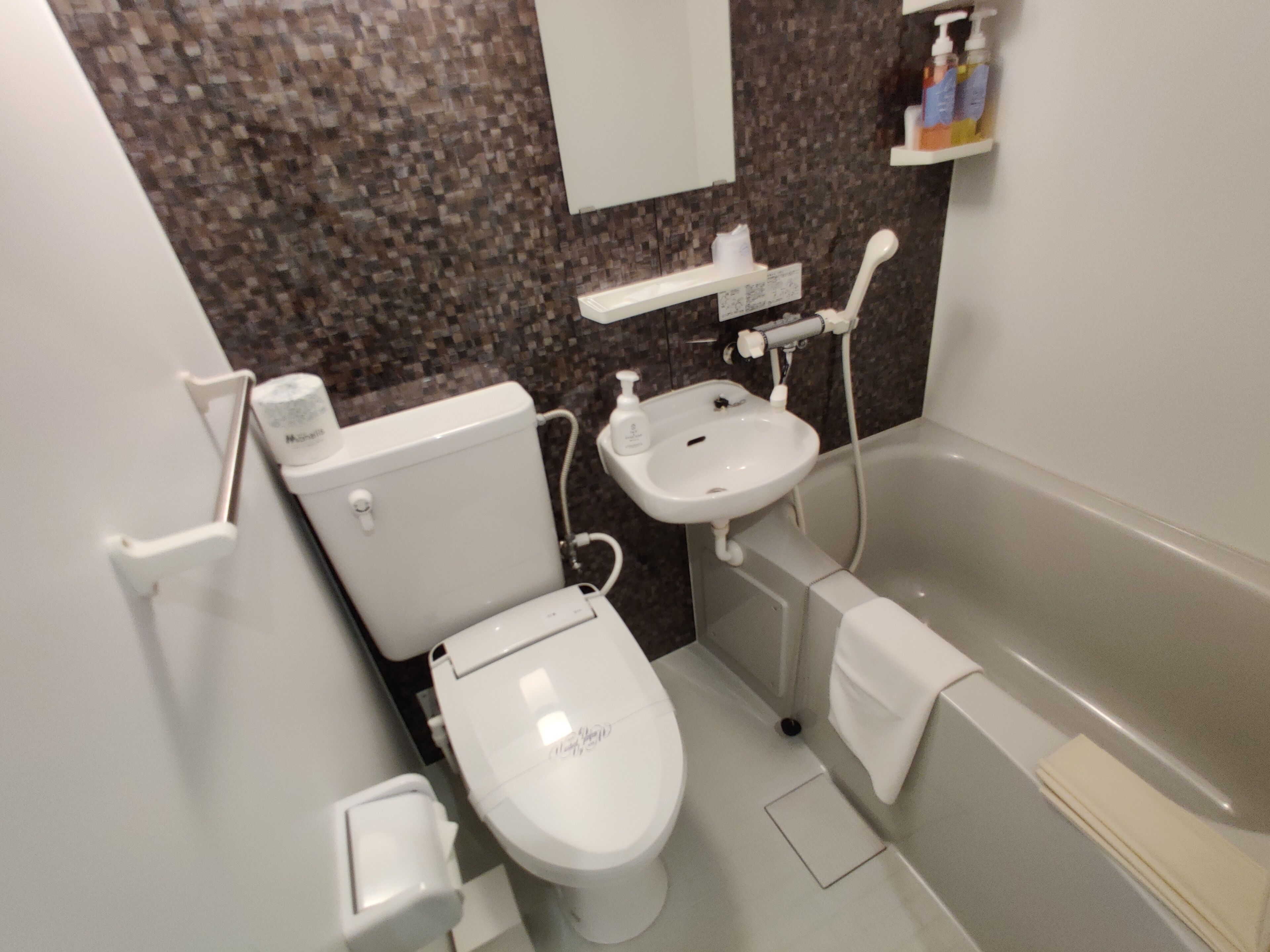 non smoking, standard type semi double room | bathroom | free toiletries, hair dryer, slippers, electronic bidet