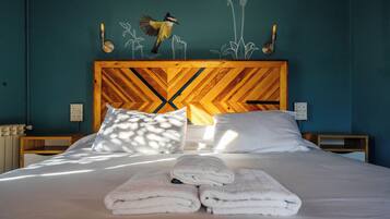 1 ห้องนอน, เครื่องนอนป้องกันสารก่อภูมิแพ้, Wi-Fi ฟรี, ผ้าปูที่นอน