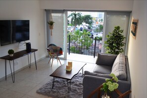 Condo, Non Smoking | Living area | Flat-screen TV, DVD player - Condo Niza 266 by MDR (Puerto Vallarta)
