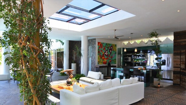 Villa, Non Smoking | Living area | Flat-screen TV, DVD player - Villa Terra Nueva by MDR (Puerto Vallarta)