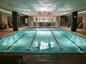 Indoor pool, outdoor pool