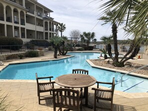 Indoor pool, outdoor pool
