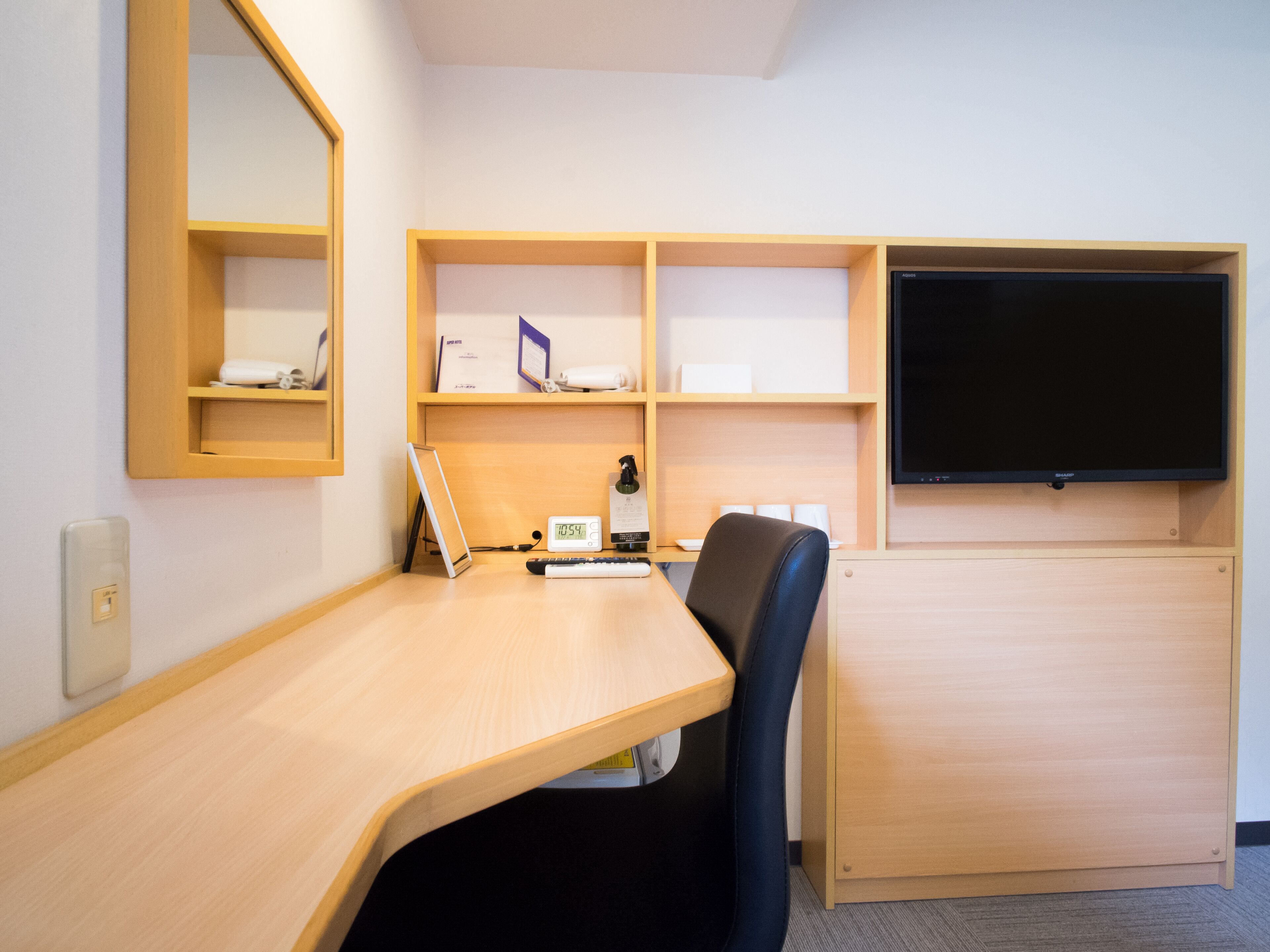 desk, iron/ironing board, free wifi, bed sheets