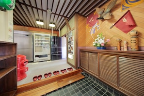 Interior entrance