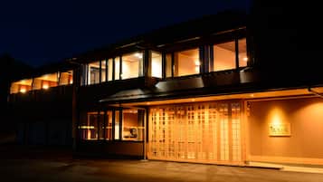 Front of property – evening/night