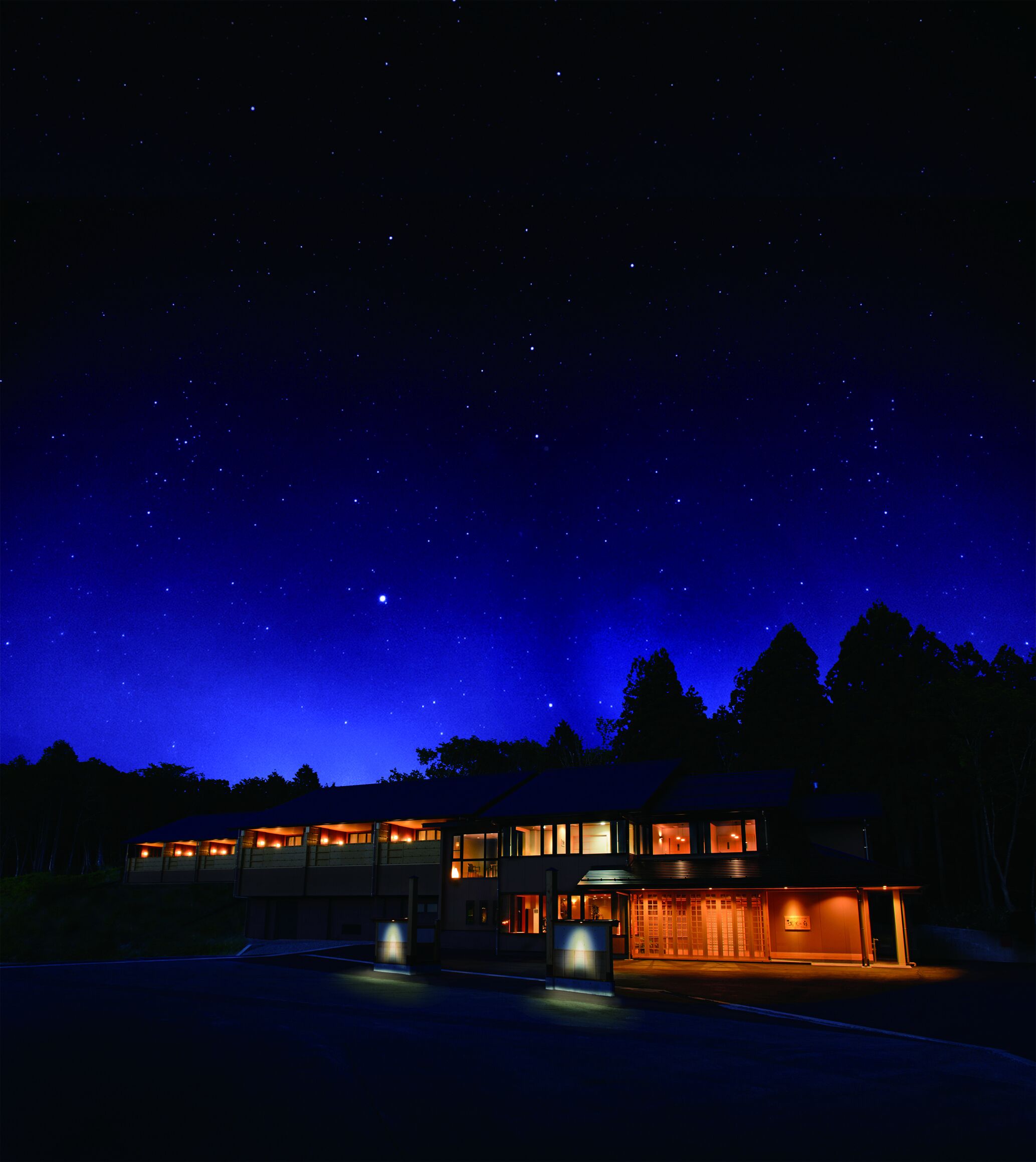 Front of property – evening/night