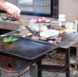 Outdoor dining - Ichinokuraso Bettei Shirouma (Hakuba)