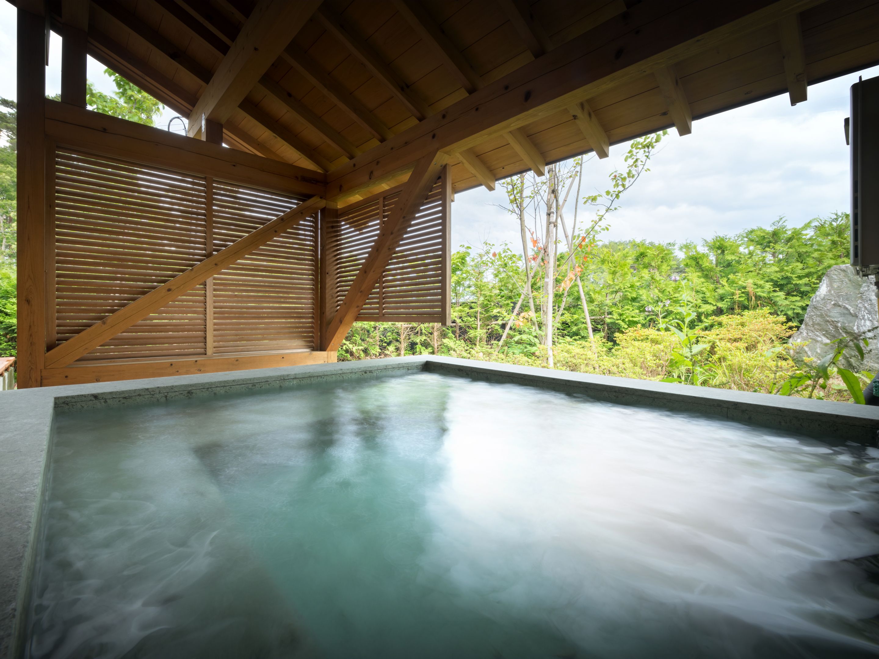 Japanese Western Style Room with Private Open-air Bath for 3 Guests, Annex | Bathroom