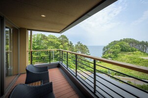 Habitación (JP Western Style, Open-air Bath, 3F) | Terraza o patio