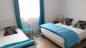 3 bedrooms, iron/ironing board, travel cot, free WiFi