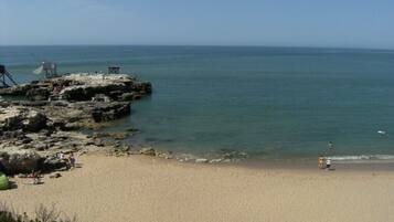 Beach nearby, sun-loungers