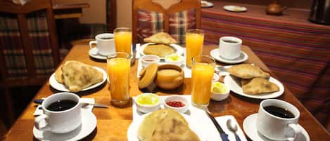 Petit déjeuner continental compris tous les jours