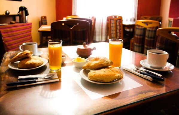 Petit déjeuner continental compris tous les jours