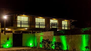 Front of property – evening/night